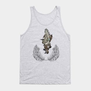 Wonderful elegant bird Tank Top